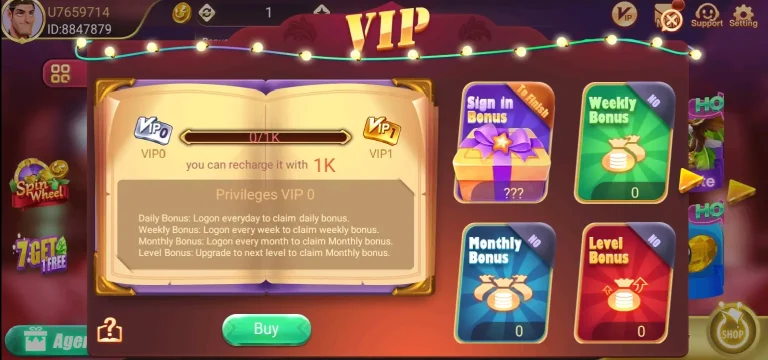 VIP rewards of Flying Chess